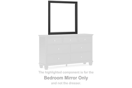 Lanolee Black Bedroom Mirror (Mirror Only) from Ashley - Luna Furniture