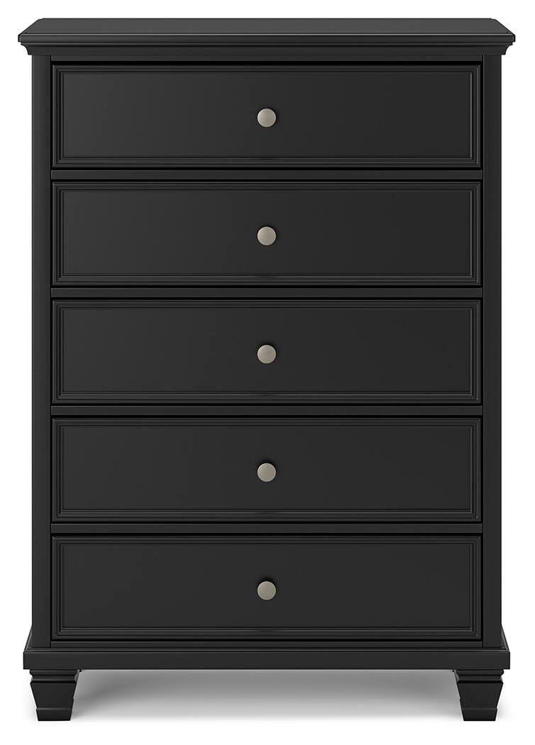 Lanolee Twin Panel Bed and Chest from Ashley Furniture - Luna Furniture