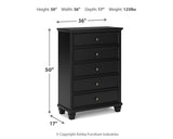 Lanolee Twin Panel Bed and Chest from Ashley Furniture - Luna Furniture