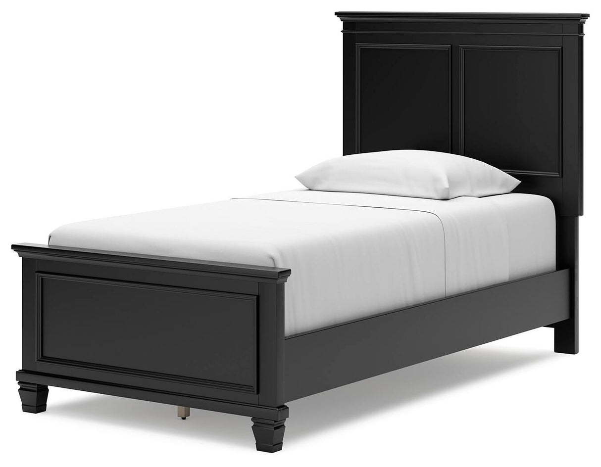Lanolee Twin Panel Bed and Chest from Ashley Furniture - Luna Furniture