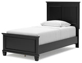 Lanolee Twin Panel Bed and Chest from Ashley Furniture - Luna Furniture