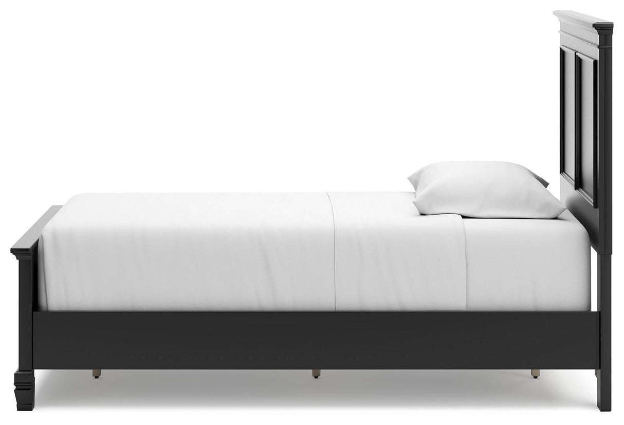 Lanolee Twin Panel Bed and Chest from Ashley Furniture - Luna Furniture