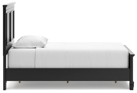 Lanolee Black Twin Panel Bed from Ashley Furniture - Luna Furniture