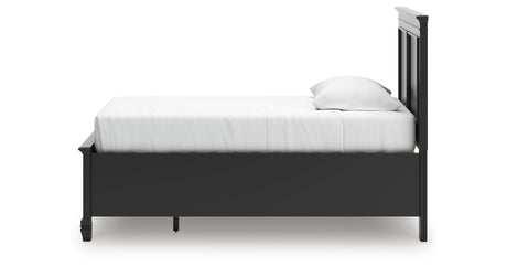 Lanolee Black Twin Panel Storage Bed from Ashley - Luna Furniture