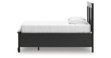 Lanolee Twin Panel Storage Bed with Dresser and Chest in Black from Ashley Furniture - Luna Furniture