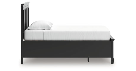 Lanolee Black Twin Panel Storage Bed from Ashley - Luna Furniture