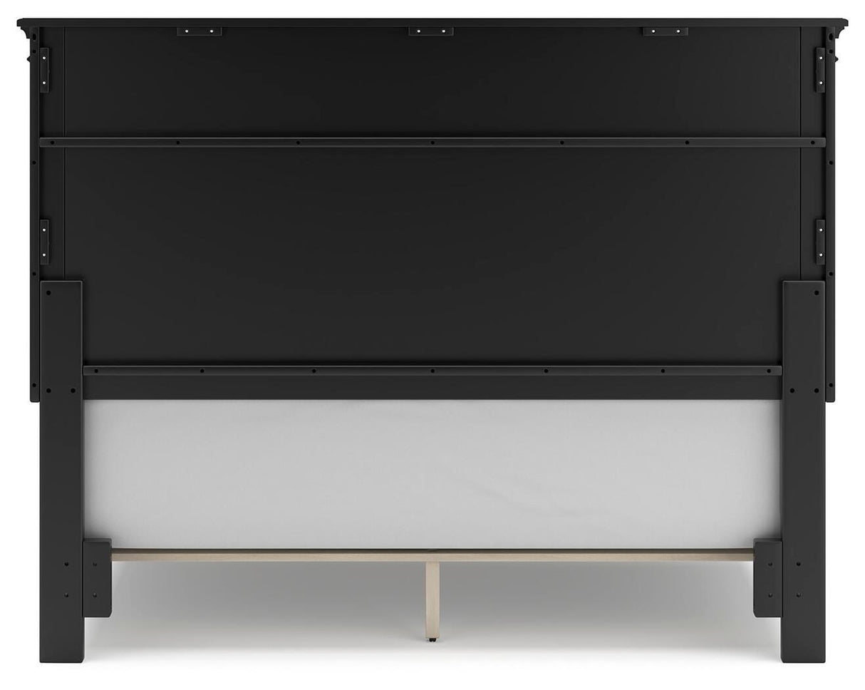 Lanolee Black Queen Panel Bed from Ashley Furniture - Luna Furniture