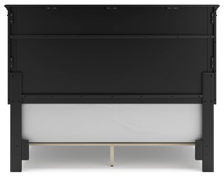 Lanolee Black Queen Panel Bed from Ashley Furniture - Luna Furniture