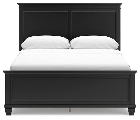 Lanolee Black Queen Panel Bed from Ashley Furniture - Luna Furniture