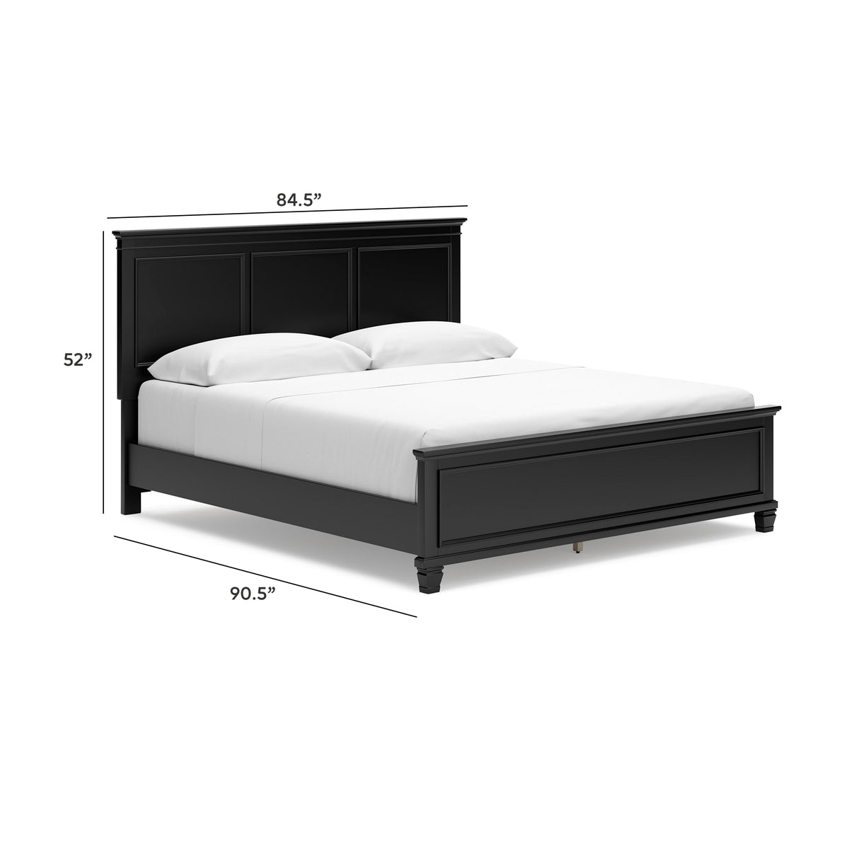 Lanolee California King Panel Bed, Dresser, Chest and 2 Nightstands from Ashley - Luna Furniture