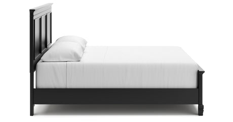 Lanolee Black King Panel Bed from Ashley Furniture - Luna Furniture
