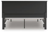 Lanolee Black California King Panel Storage Bed from Ashley Furniture - Luna Furniture