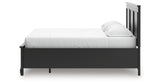 Lanolee California King Panel Storage Bed with Dresser and Nightstand in Black from Ashley - Luna Furniture