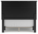 Lanolee Black Full Panel Bed from Ashley Furniture - Luna Furniture