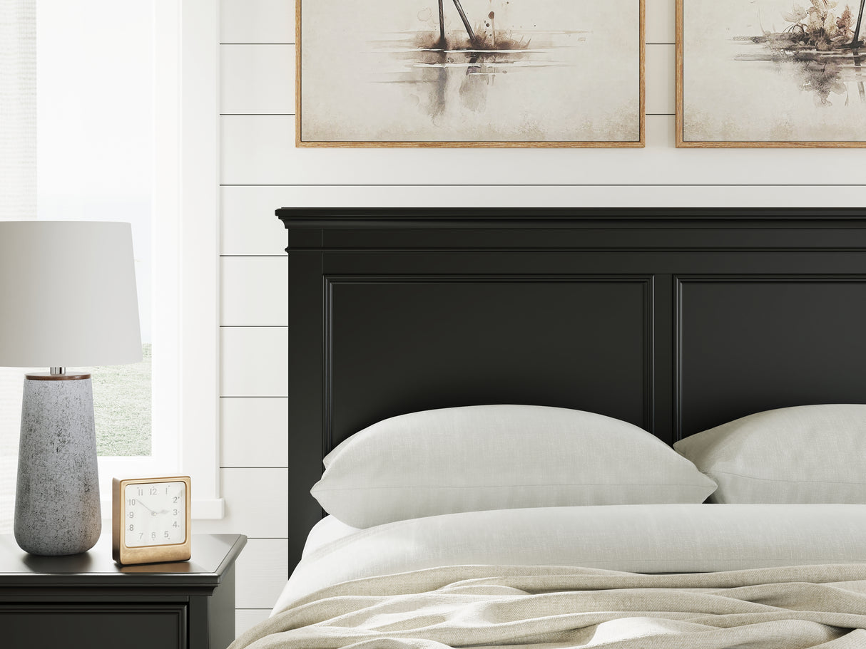 Lanolee Black Full Panel Storage Bed from Ashley Furniture - Luna Furniture