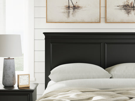 Lanolee Black Full Panel Storage Bed from Ashley Furniture - Luna Furniture