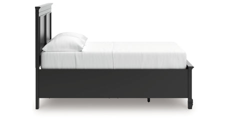 Lanolee Full Panel Storage Bed with Dresser and Nightstand in Black from Ashley - Luna Furniture