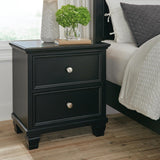 Lanolee Black Nightstand from Ashley - Luna Furniture