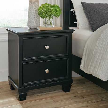Lanolee Black Panel Storage Bedroom Set from Ashley - Luna Furniture