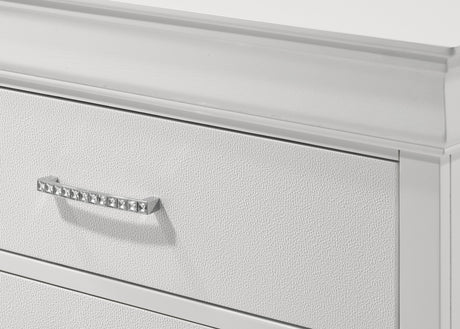Amalia White Dresser from Crown Mark - Luna Furniture