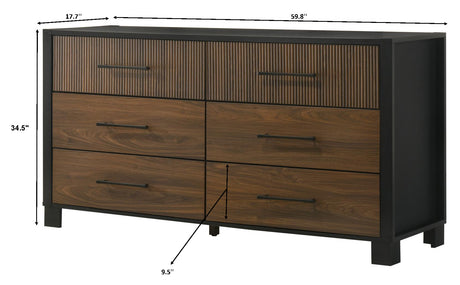 Nemy Brown Bedroom Set from Crown Mark - Luna Furniture