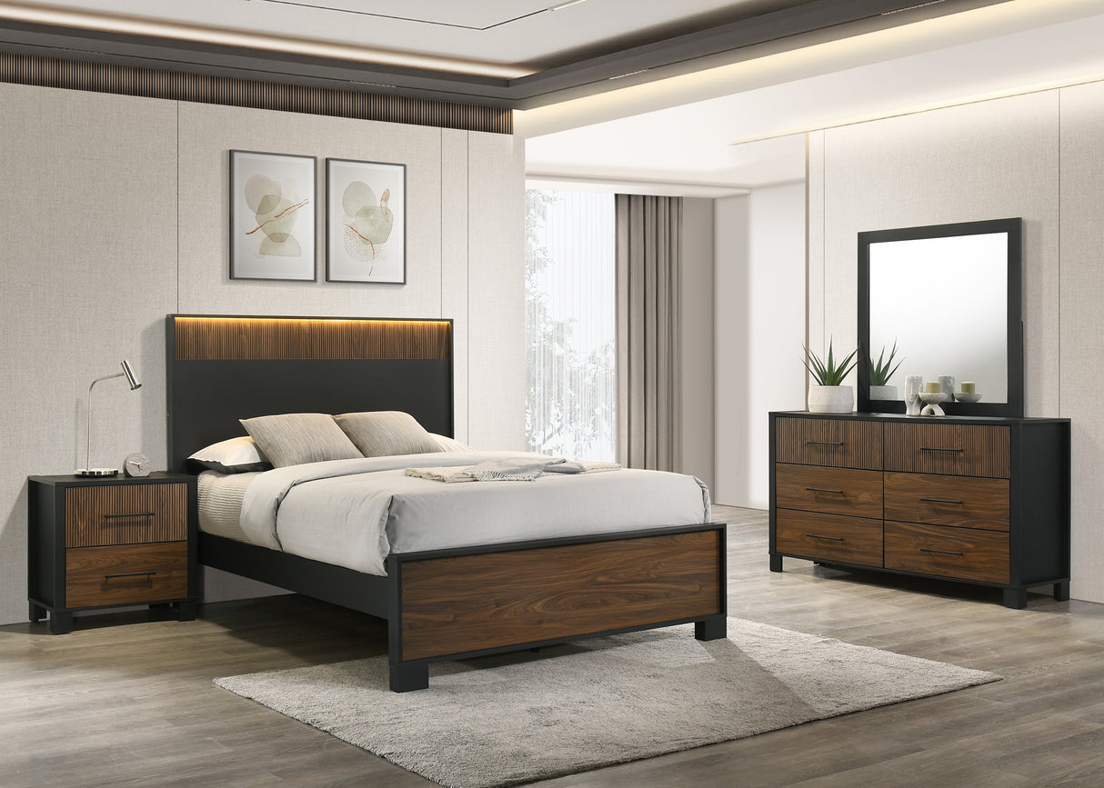 Nemy Brown Bedroom Set from Crown Mark - Luna Furniture