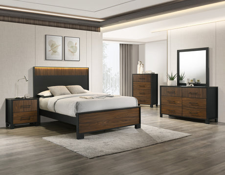 Nemy Brown Bedroom Set from Crown Mark - Luna Furniture