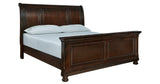 Porter Rustic Brown King Sleigh Bed from Ashley Furniture - Luna Furniture