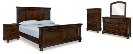 Porter Rustic Brown Panel Bedroom Set from Ashley - Luna Furniture