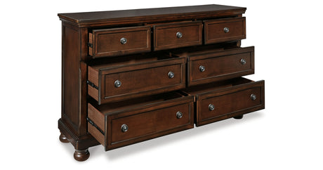 Porter Rustic Brown Dresser from Ashley - Luna Furniture