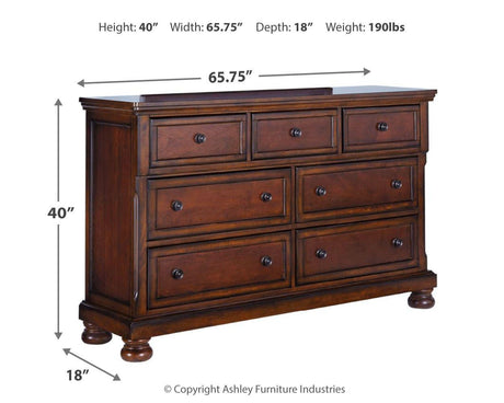 Porter Rustic Brown Dresser from Ashley Furniture - Luna Furniture