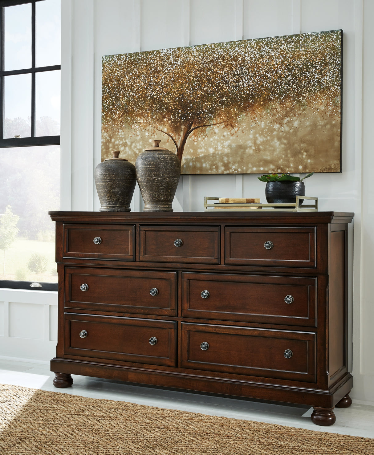 rustic brown dresser set Porter - Dresser