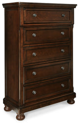 Porter Rustic Brown Chest of Drawers from Ashley Furniture - Luna Furniture