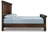 Porter Rustic Brown Queen Panel Bed from Ashley - Luna Furniture
