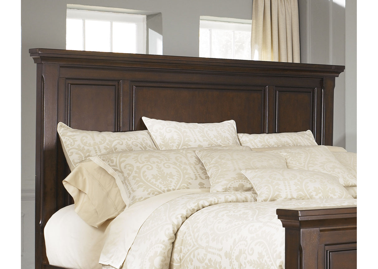 Porter Rustic Brown King Panel Bed, Chest and 2 Nightstands from Ashley Furniture - Luna Furniture