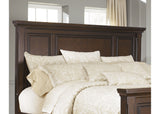 Porter Rustic Brown King Panel Bed, Chest and 2 Nightstands from Ashley Furniture - Luna Furniture