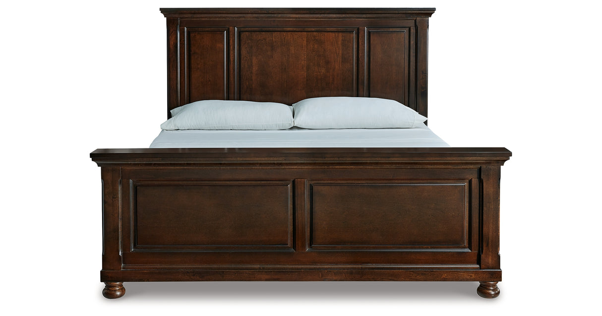 Porter Rustic Brown California King Panel Bed from Ashley Furniture - Luna Furniture