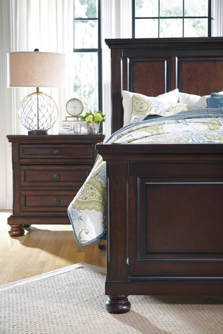 Porter Rustic Brown Nightstand from Ashley Furniture - Luna Furniture