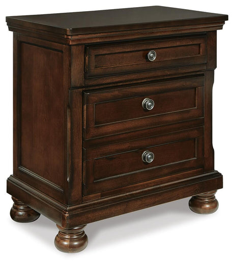 Porter Rustic Brown Nightstand from Ashley Furniture - Luna Furniture