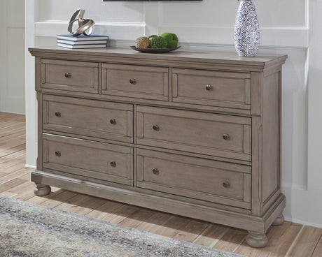 Lettner Light Gray Dresser from Ashley - Luna Furniture