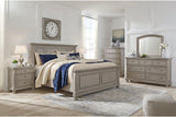 Lettner Light Gray California King Sleigh Storage Platform Bed from Ashley - Luna Furniture