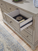 Lettner Light Gray Storage Platform Bedroom Set from Ashley Furniture - Luna Furniture