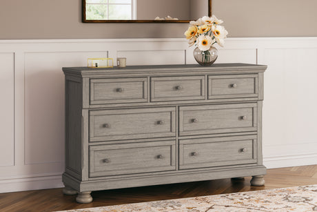Lettner Light Gray Panel Bedroom Set from Ashley - Luna Furniture