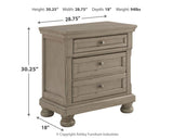 Lettner Light Gray Storage Platform Bedroom Set from Ashley Furniture - Luna Furniture