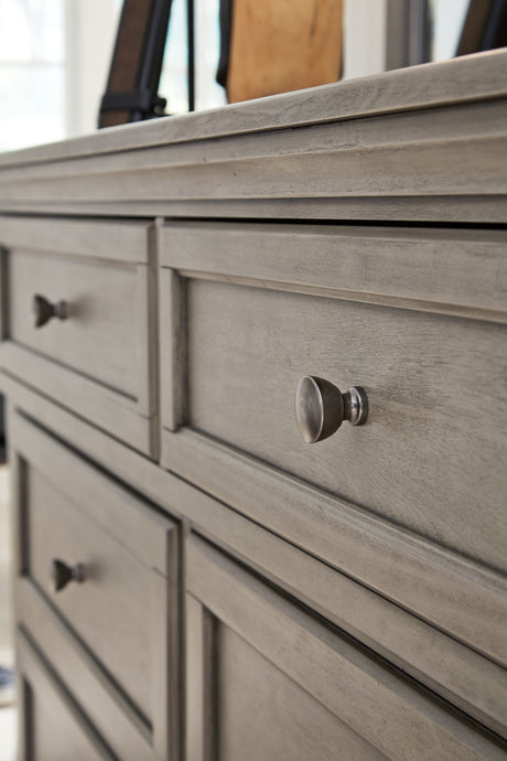 Lettner Light Gray Dresser from Ashley - Luna Furniture