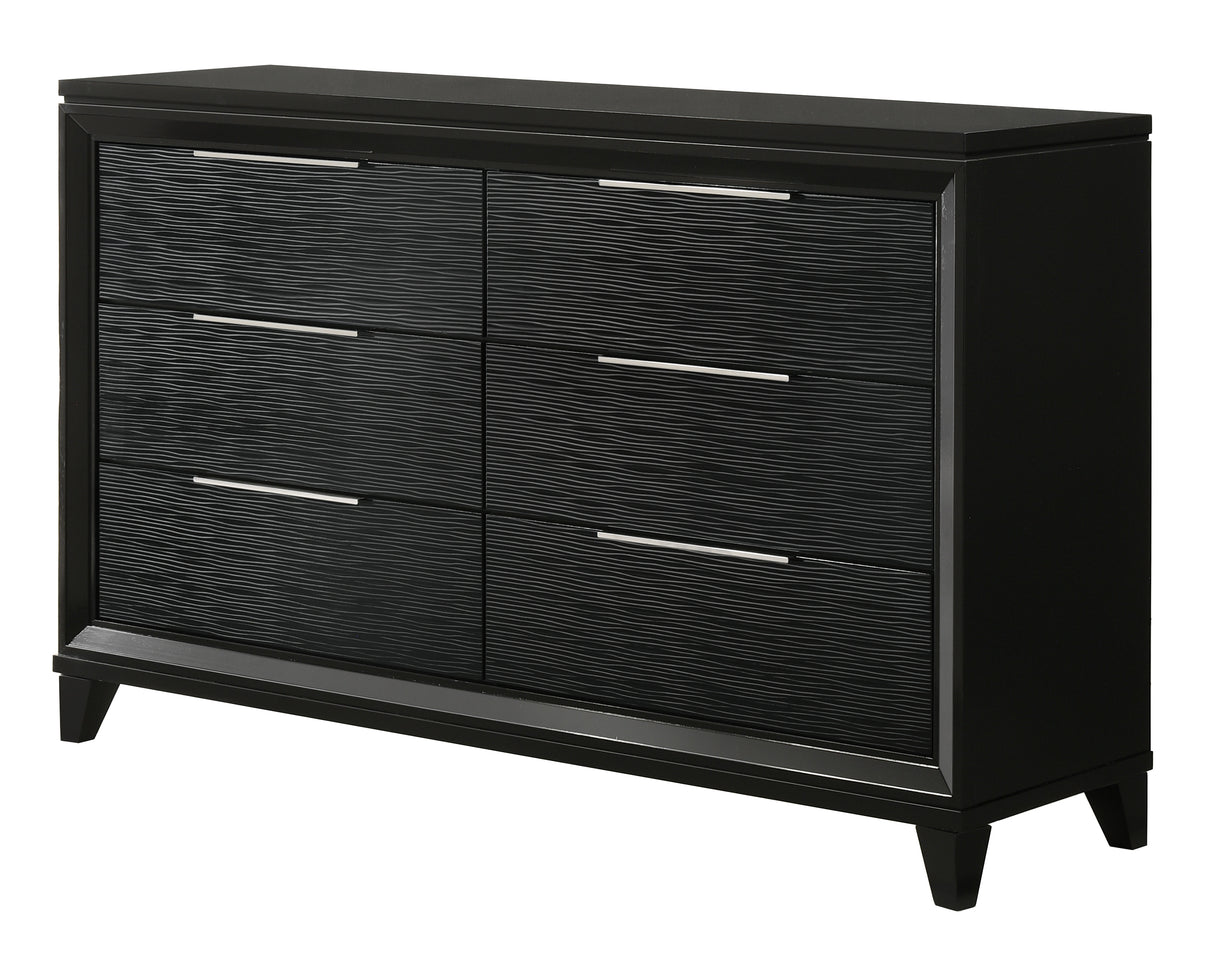 Cressida Black Bedroom Set from Crown Mark - Luna Furniture