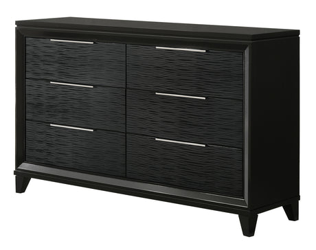 Cressida Black Bedroom Set from Crown Mark - Luna Furniture