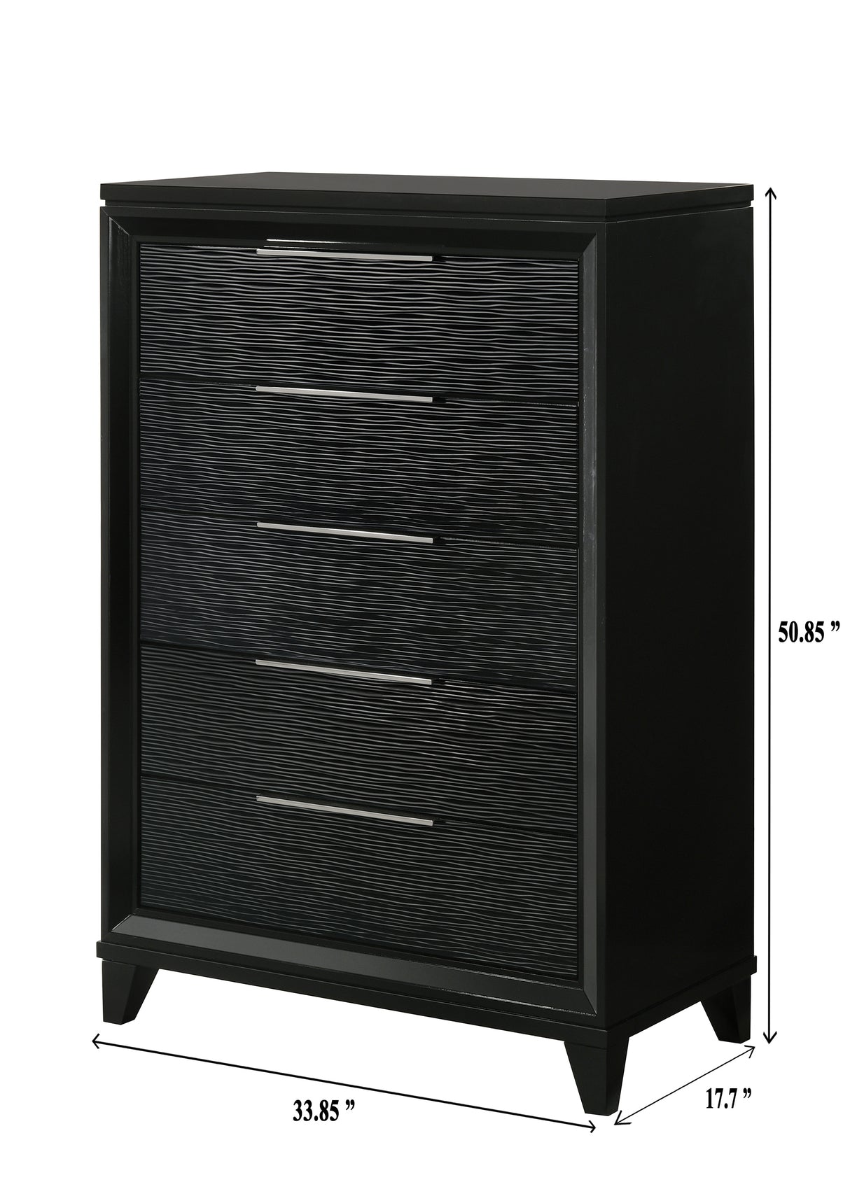 Cressida Black Bedroom Set from Crown Mark - Luna Furniture