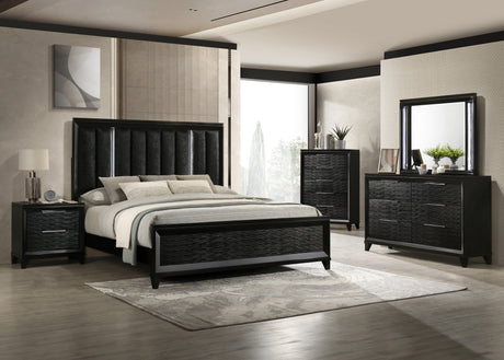 Cressida Black Bedroom Set from Crown Mark - Luna Furniture