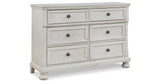 Robbinsdale Antique White Dresser from Ashley Furniture - Luna Furniture